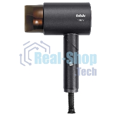Фен BBK BHD1204 графит, 1200 Вт, компактный