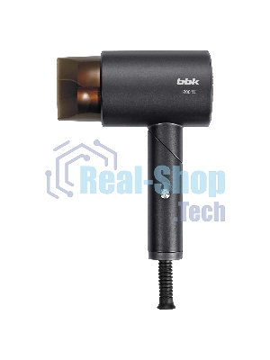 Фен BBK BHD1204 графит, 1200 Вт, компактный