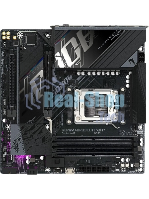Материнская плата Gigabyte X870M AORUS ELITE WIFI7, AM5, AMD X870, 4xDDR5, 4xSATA, 4xM.2, 1xPCIe 5.0 x16, 1xPCIe 4.0 x4, 1xPCIe 3.0 x2, 1xHDMI, 2xUSB Type-C, 1x2.5Gb LAN, Wi-Fi 7, Bluetooth 5.4, 2xUSB-C USB4, 2xUSB-A 10Gbps, 4xUSB-A 5Gbps, 4xUSB-A 2.0, S/PDIF, 2x3.5 мм, 7.1, mATX