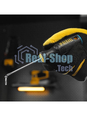 Отвертка Denzel SL3х75 мм, S2, 3к рукоятка