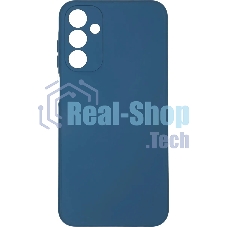 Чехол (клип-кейс) BoraSCO для Samsung Galaxy A15 Microfiber Case синий (72893)