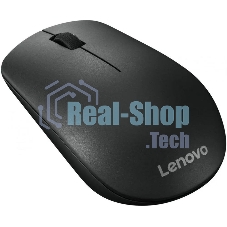 Мышь беспроводная Lenovo 400 черный, 1200 dpi, радиоканал, USB, кнопки - 3