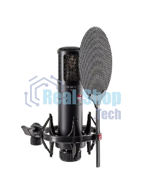 Микрофон конденсаторный sE Electronics SE 2300 20 Гц - 20 кГц, кардиоида, восьмерка, всенаправленная, комплектация: металлический поп-фильтр, держатель типа паук, резьбовой переходник на микрофонную стойку