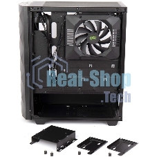 Компьютерный корпус Hiper DCB черный без БП ATX 1x120mm 1x140mm 1xUSB2.0 1xUSB3.0 audio bott PSU
