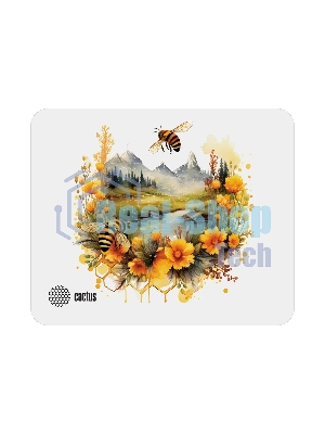 Коврик для мыши Cactus Honeybee 220x180x2мм (CS-MP-P09XS)