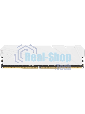 Оперативная память NETAC Shadow S, DDR4, 32Gb (2x16 GB), 3200 MHz, CL16, DIMM, радиатор, белый