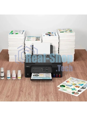МФУ струйное Canon PIXMA G3430 (5989C009), A4, цветное, печ. 11 стр/мин. (ч/б) 6 стр/мин. (цвет), скан. до 3.16 стр/мин., 4800 x 1200 dpi (печать) 600x1200dpi (скан.), USB, Wi-Fi, Air Print, Mopria