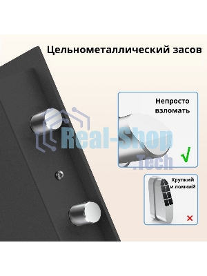Сейф Deli ET535 350x 500x 330 мм, кодовый электронный/ключевой, черный