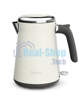 Электрочайник Tefal KI666AE0 молочный, 1.7 л, 2400 Вт, скрытый нагревательный элемент