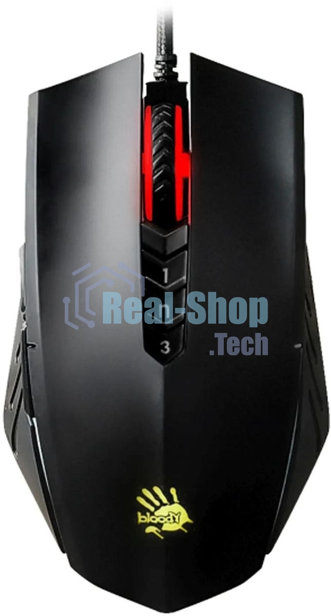 Мышь проводная A4Tech Bloody A70 черный, 6200 dpi, USB, кнопки - 8