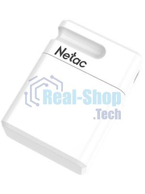 Флешка USB Netac U116 mini (NT03U116N-064G-32WH), 64Gb, USB 3.2, R/W 90/30, белый