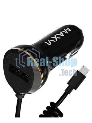 Автомобильное зарядное устройство Maxvi CCM-211MSC 2.1A