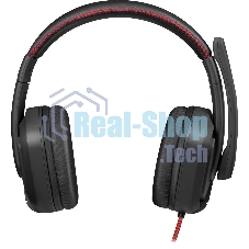 Гарнитура Defender Quake LED чёрный, проводная, подсветка