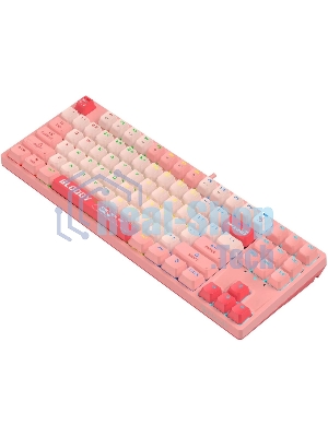 Клавиатура проводная A4Tech Bloody S87 Energy (S87 USB ENERGY PINK) USB розовый
