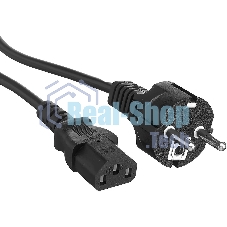 Шнур сетевой Rexant СЕЕ 7/7 (Schuko) – IEC 320 C13 3x0,75мм², длина 1,2м