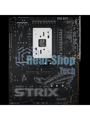 Материнская плата ASUS ROG STRIX B850-E GAMING WIFI, AM5, AMD B850, 4xDDR5, 4xSATA, 5xM.2, 1xPCI-E 5.0 x16, 1xPCI-E 4.0 x16, 1xRealtek 5Gb Ethernet, 1xUSB-C 4, 1xUSB-C 20Gbps, 6xUSB-A 10Gbps, 4xUSB-A 2.0, 3x3.5 мм, 7.1, ATX