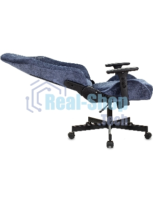 Кресло Knight N1 Fabric синий, ткань, 120 кг, механизм качания