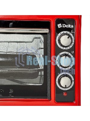 Мини-печь Delta D-0123 красная