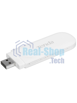 USB-модем Tenda 4G01, LTE Cat.4 150 Мбит/с, интерфейс USB2.0, белый
