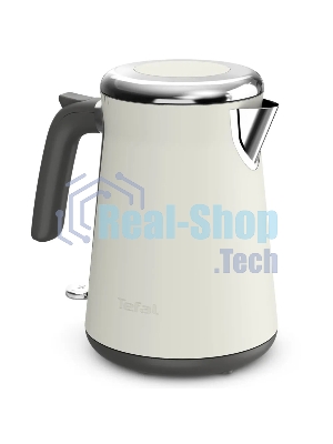 Электрочайник Tefal KI666AE0 молочный, 1.7 л, 2400 Вт, скрытый нагревательный элемент