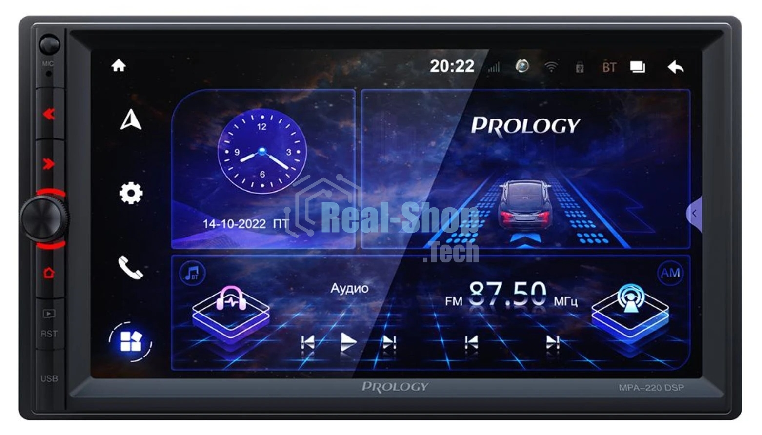 Автомагнитола Prology MPA-220 DSP, 2 DIN, 7