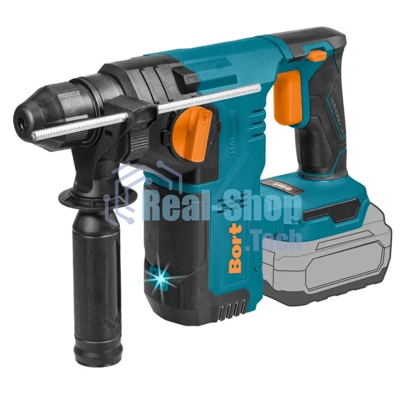 Перфоратор Bort BHD-21Li-XDK, SDS-plus, 18 В, 3 Дж, от аккумулятора