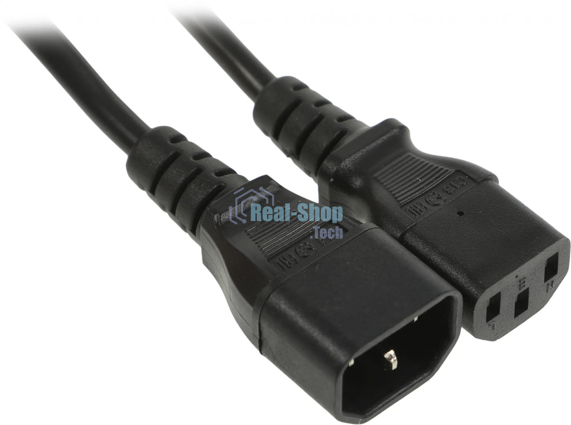 Шнур сетевой Rexant СЕЕ 7/7 (Schuko) – IEC 320 C13 3x0,75мм², длина 0,6м