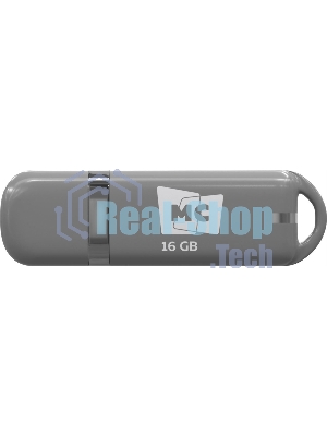Флешка USB MORE CHOICE МФБ16 Grey (4620202558879), 16GB, USB 3.0, R/W 25/12, серый