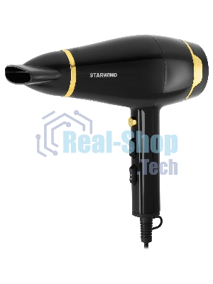 Фен Starwind SHD 6063 черный/хром, 2200 Вт, ионизация