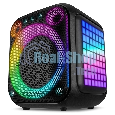 Портативная колонка SVEN PS-880, черный, 1.0, 110 Вт (RMS), Bluetooth, FM, USB, microSD, LED-дисплей, аккумулятор