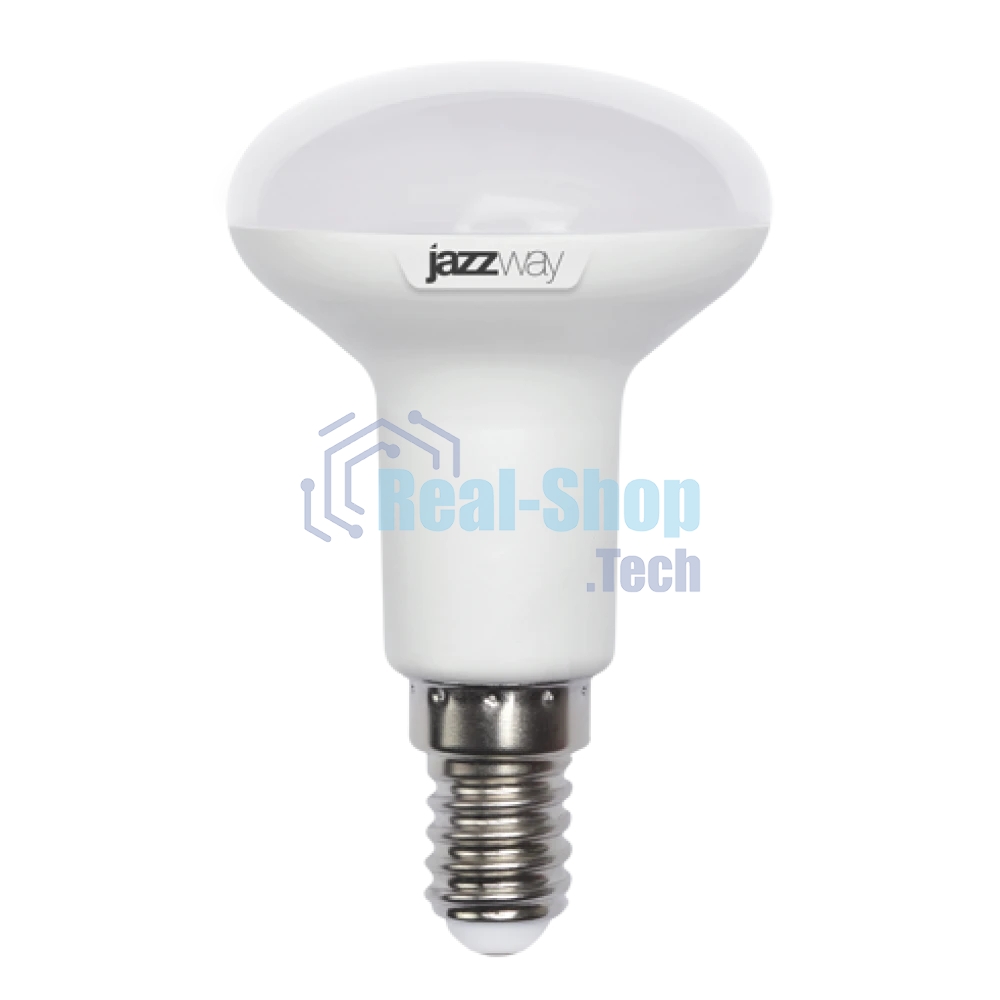 Лампа светодиодная JazzWay PLED-SP R50 7Вт 3000К теплый белый E14 540лм 230В
