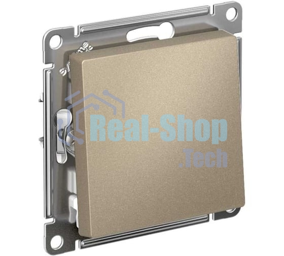 Механизм выключателя 1-кл. AtlasDesign (сх.1) 10АХ шампань SchE ATN000511