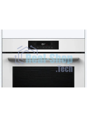 Духовой шкаф электрический Bosch HJG852YW0T Serie 6, 60 см, 66 л, белый,сенсорное управление, 8 режимов+AutoPilot 30(30 автоматических программ), LCD-дисплей, галогенное освещение, самоочистка EcoClean,Soft Open and Soft Close door,телескопические направляющие на 2 уровнях