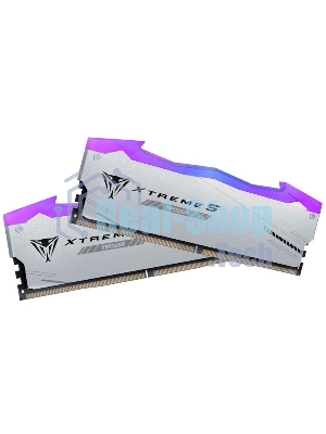 Оперативная память Patriot Viper Xtreme 5, DDR5, 32Gb (2x16GB), 6000MHz, CL30, DIMM, с радиаторами, RGb, серебристый