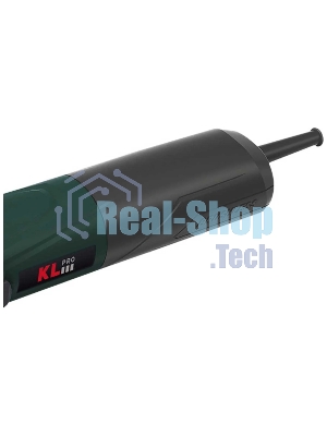 Угловая шлифовальная машина бесщеточная (болгарка) KLPRO KLAT11509 с регулировкой оборотов (сеть, 1150Вт, 115мм, 3000-11500об/мин)