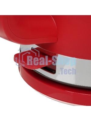 Электрочайник Bosch TWK4M224 красный, 1.7 л, 2200 Вт, скрытый нагревательный элемент