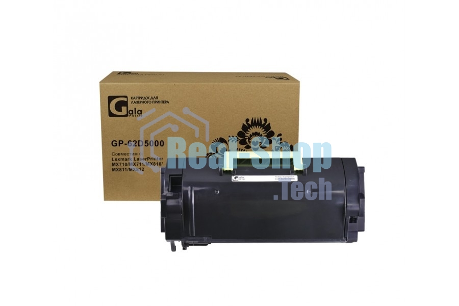Картридж лазерный GalaPrint GP-62D5000 черный (6000 стр.) для Lexmark LaserPrinter MX710/MX711/MX810/MX811/MX812