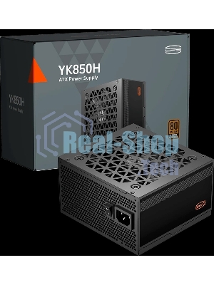 Блок питания ПК Power Supply PCCooler, 850W 80+ Bronze (ATX, ATX 3.1, Non-modular, 1x24(20+4)pin 550мм, 2xCPU*2 8(4+4)pin 650мм, 4xPCIe*2 8(6+2)pin 500+120мм, 1x12V-2x6 600мм, 8xSATA*3+MOLEX4pin*2, Active, 120x120мм, 140x150x86mm, APFC, OVP/UVP/OCP/SCP/OTP/OPP/SPD)
