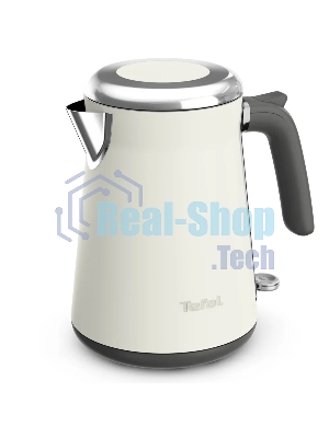Электрочайник Tefal KI666AE0 молочный, 1.7 л, 2400 Вт, скрытый нагревательный элемент