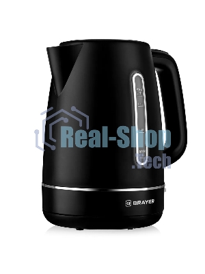 Чайник электрический BRAYER BR6103BK 2200 Вт, 1.7 л, черный
