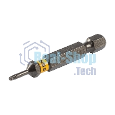 Набор бит Denzel TORX 6х50, сталь S2, шестигранный профиль, 10 шт.