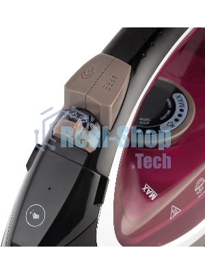 Утюг Vitek VT-8309 BK, черный/коричневый/бордовый