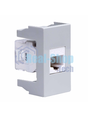 Розетка компьютерная DKC Viva 45138 RJ-45 кат.5E, 1 мод., серая