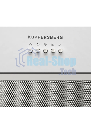 Вытяжка встраиваемая KUPPERSBERG High-Tech Inpush 60 W белый, 57.5 см, 780 куб. м/ч, 62 дБ