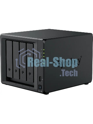Сетевое хранилище Synology DiskStation DS925+ черный (AMD Ryzen V1500B/4Gb/4 pcs (3.5
