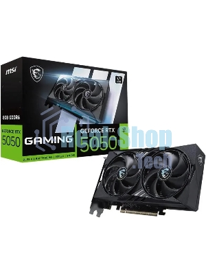 Видеокарта MSI GeForce RTX 5050 8G GAMING, NVIDIA RTX 5050, 8 ГБ GDDR6, 128 бит, PCI-e 5.0, 1xHDMI, 3xDP, 2587 МГц