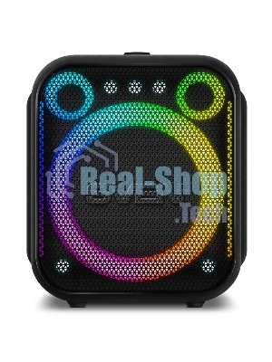 Портативная колонка SVEN PS-880, черный, 1.0, 110 Вт (RMS), Bluetooth, FM, USB, microSD, LED-дисплей, аккумулятор