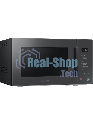Микроволновая печь Samsung MS23T5018AC/BW антрацит, 23 л, 800 Вт, переключатели - сенсор