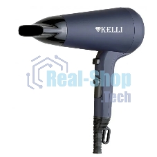 Фен Kelli KL-1127 синий/черный, 2400 Вт