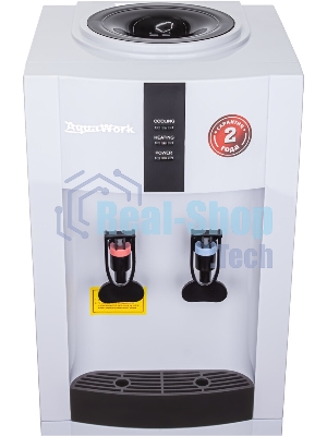 Кулер для воды Aqua Work 16LR, верхняя загрузка, нагрев 90 °С, охлаждение 7 °С, белый/черный